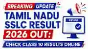 Tamil Nadu SSLC Result 2026 Out: Check Class 10 Results Online